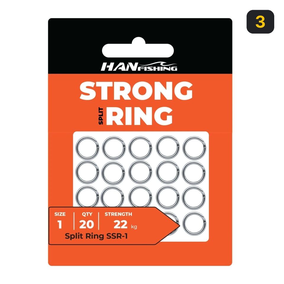 Hanfish Strong Split Ring 3