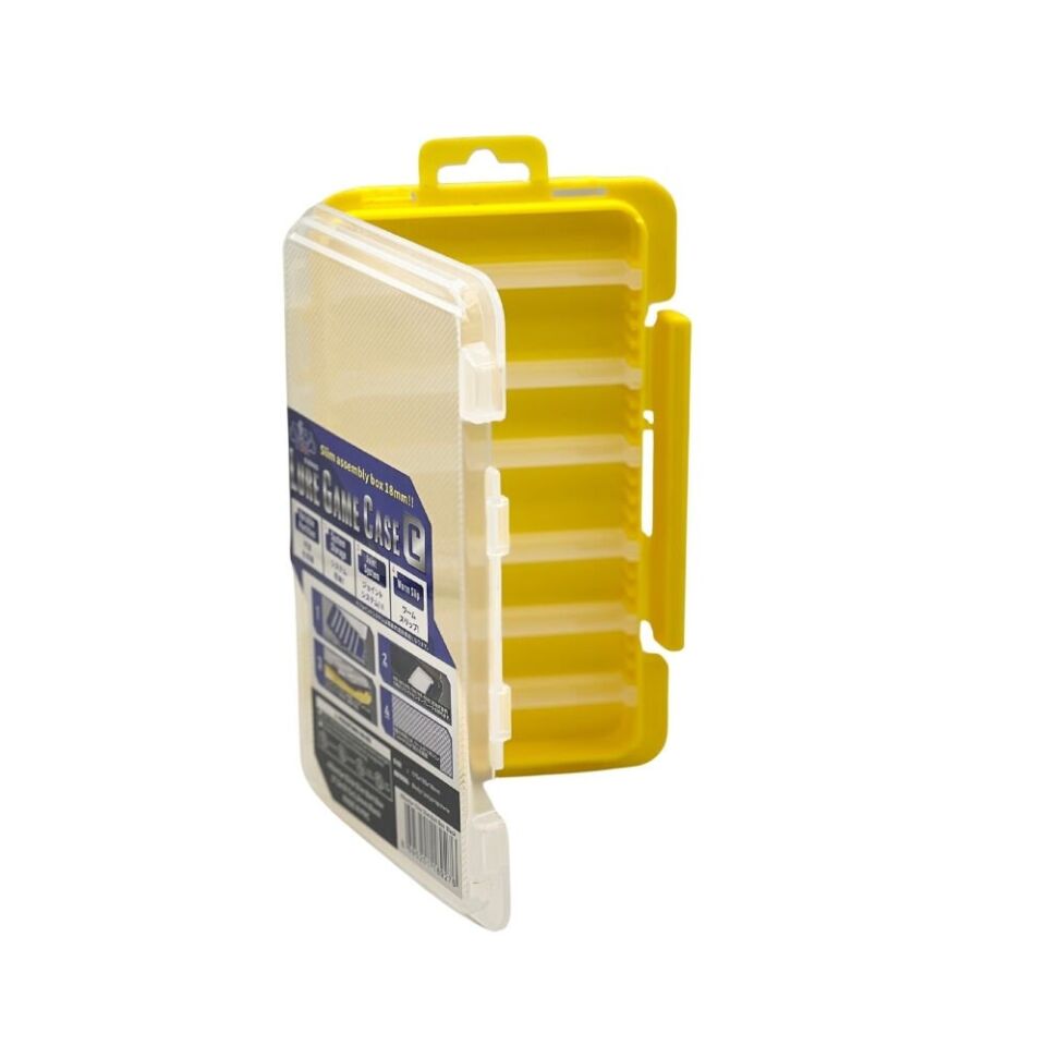 Albastar Elite Lure Game Case C Balıkçı Kutusu Sarı