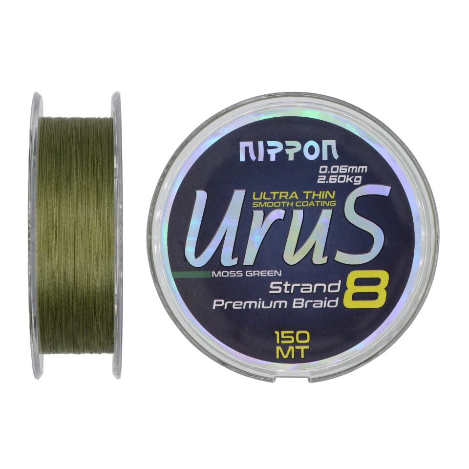 Nippon Urus 8X Braid 150 MT Moss Green