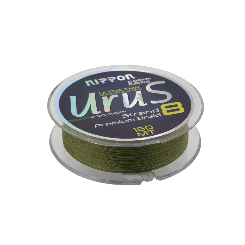 Nippon Urus 8X Braid 150 MT Moss Green İp Misina