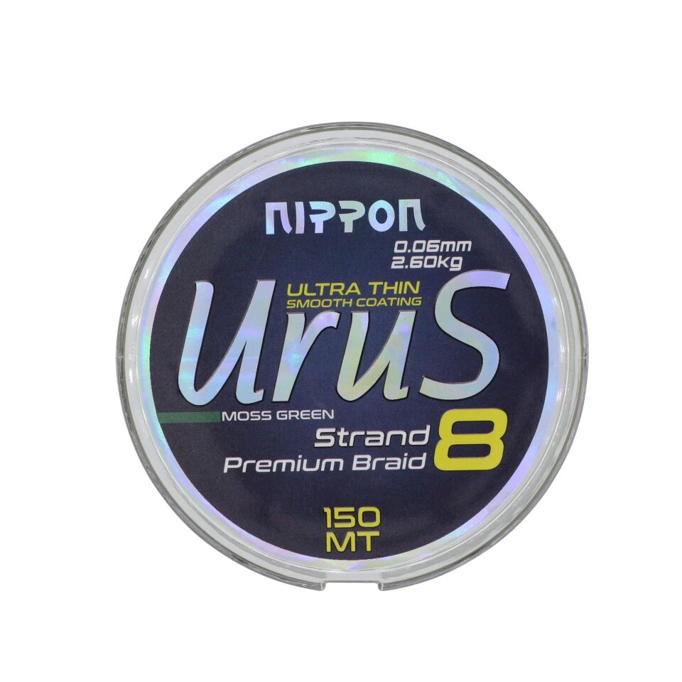 Nippon Urus 8X Braid 150 MT Moss Green İp Misina 0,06 mm