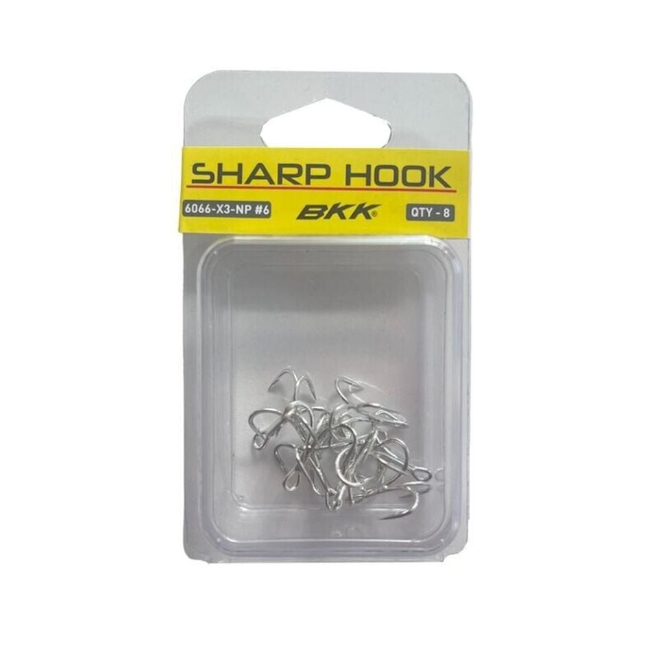 Hanfish Sharp Hook 6066-X3-NP No:8 Olta İğnesi