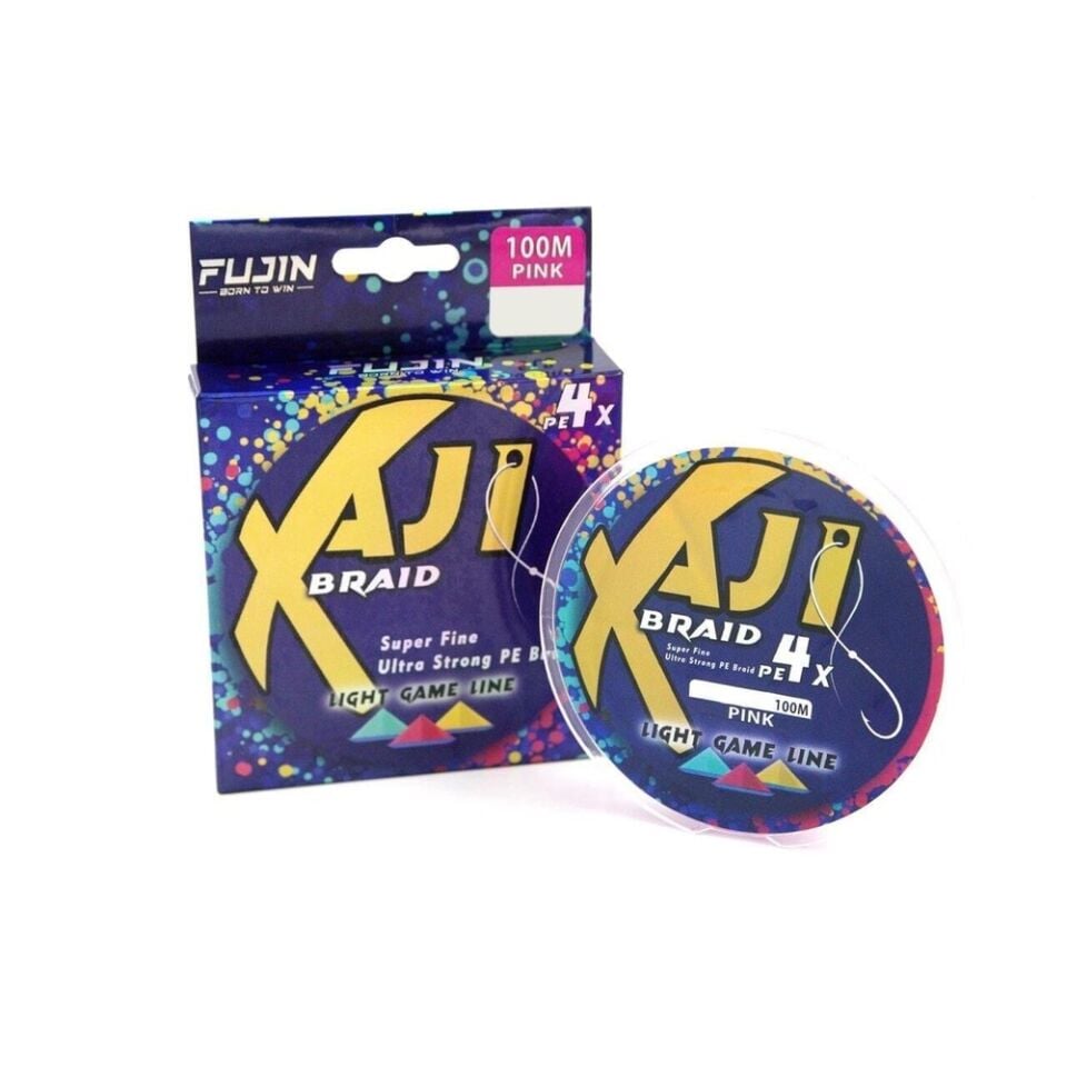 Fujin Aji Light Game Braid 4X 100Mt. Pink İp Misina