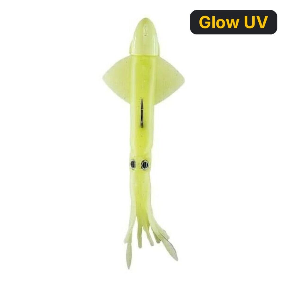 Fujin Calamax Squid 140gr Kalamar Silikon Yem Glow UV