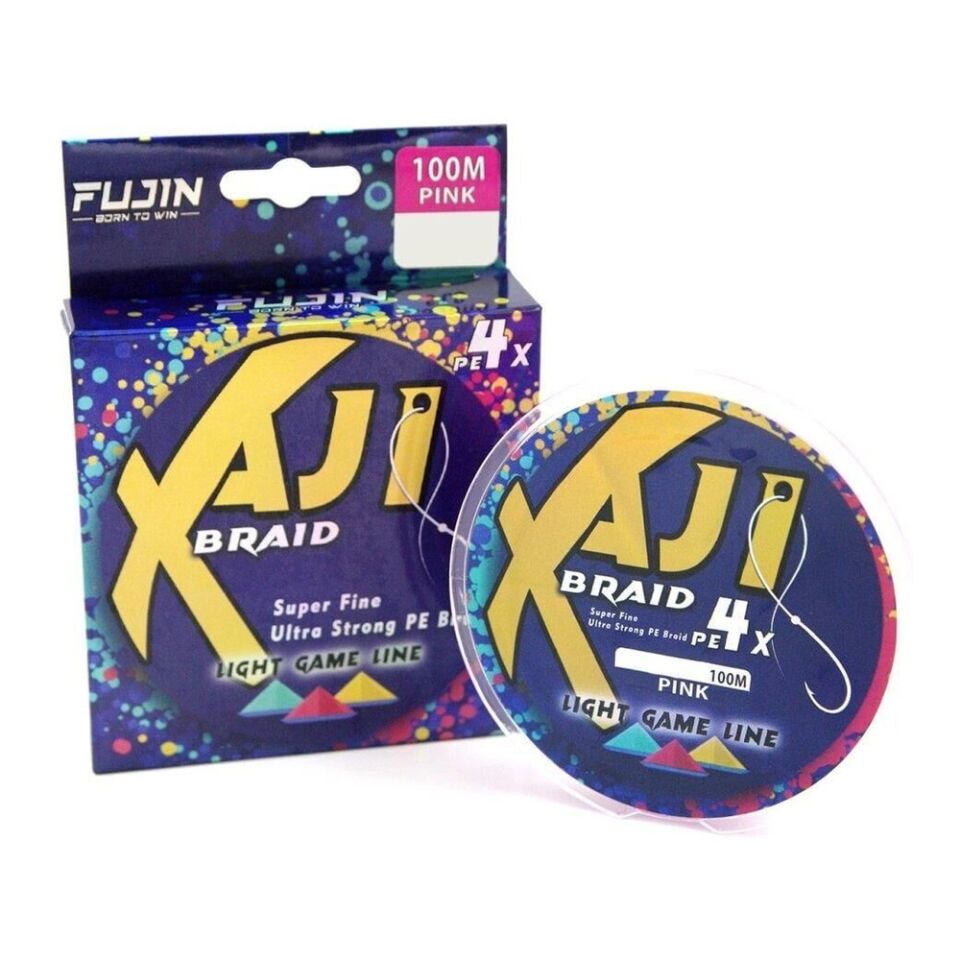 Fujin Aji Light Game Braid 4X 100Mt. Pink İp Misina 0.06MM