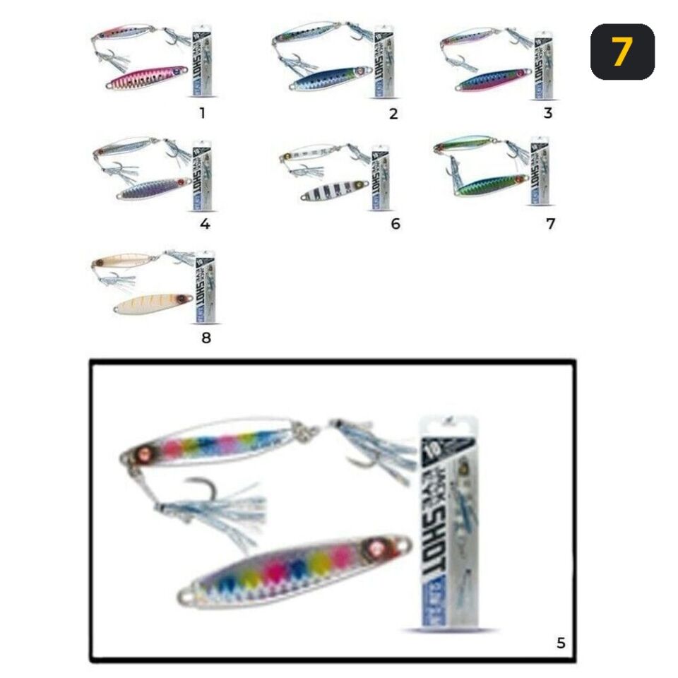 Hayabusa EX 976 Jack Eye Slow Slim 20gr Light Jig Suni Yem 7