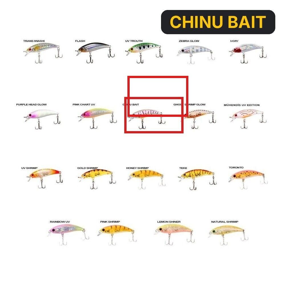 Ryuji Baby Minnow Sinking 5cm 4.5gr Maket Yem CHINU BAIT