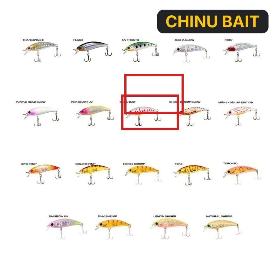 Ryuji Baby Minnow Sinking 5cm 4.5gr Maket Yem CHINU BAIT