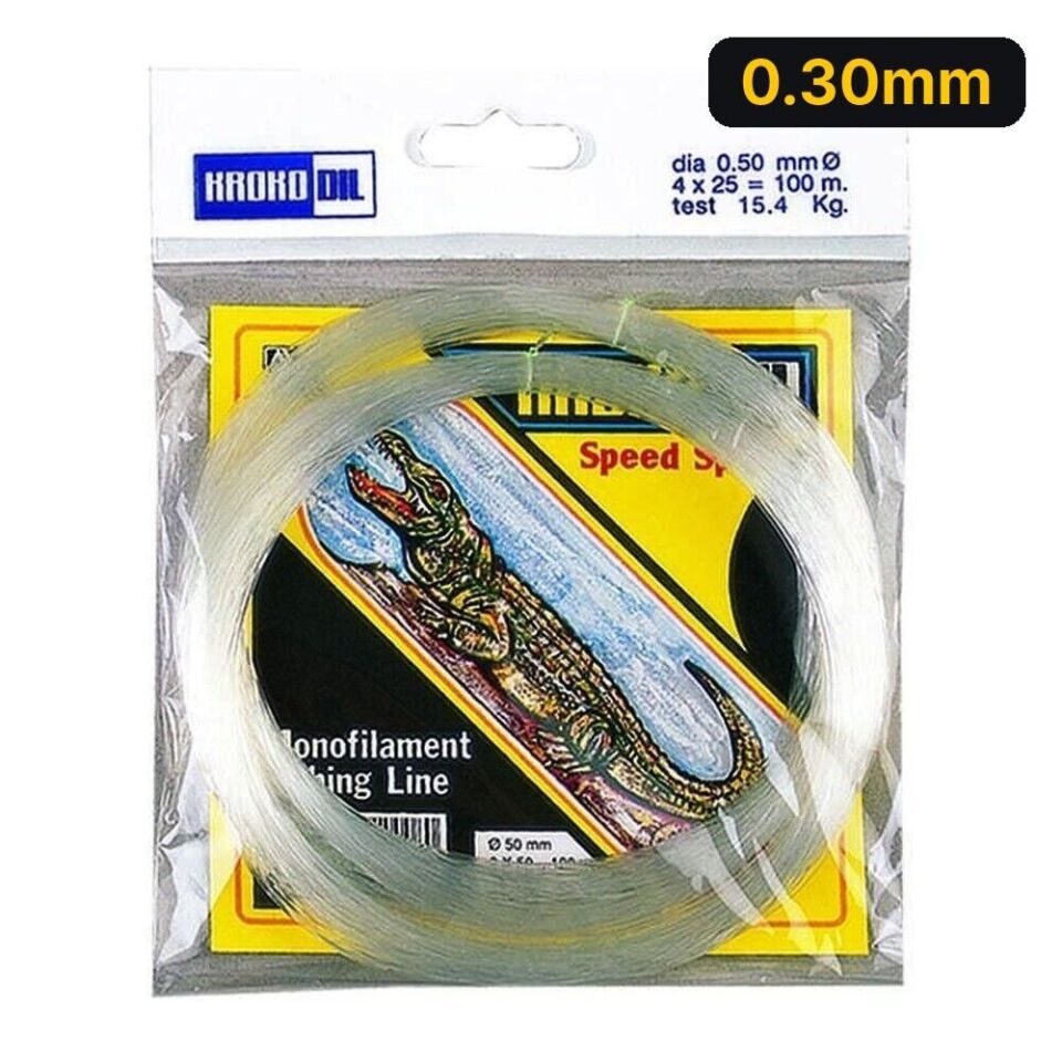 Krokodil 100 Mt Beyaz Monofilament Misina 0.30mm