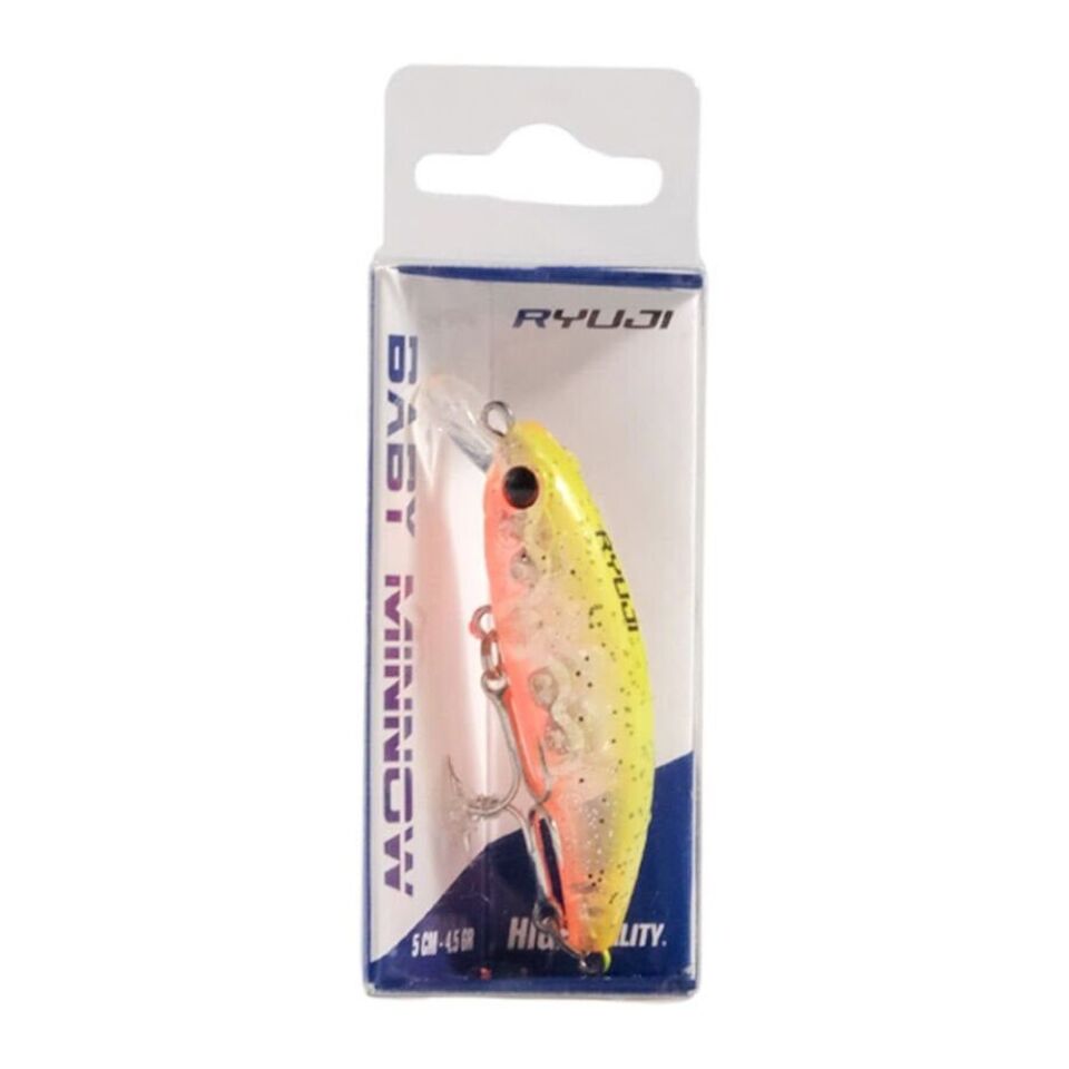 Ryuji Baby Minnow Sinking 5cm 4.5gr Maket Yem Gold Shrimp