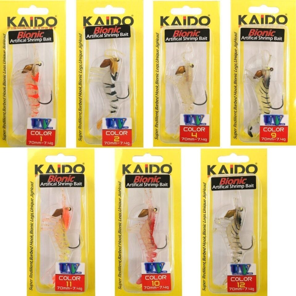 Kaido LC70S Shrimp Bait Karides 70mm 7.4gr COLOR 1