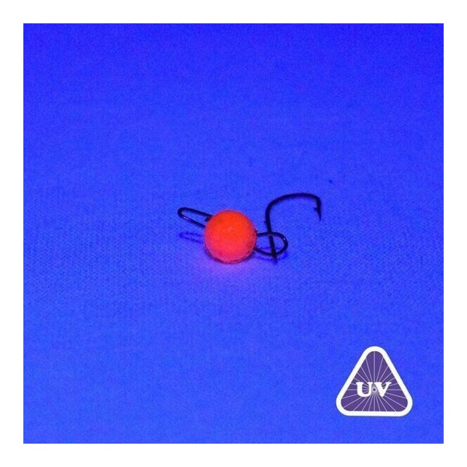 Spiinx Cannon Ball Jighead Uv Turuncu 2 gr no 8