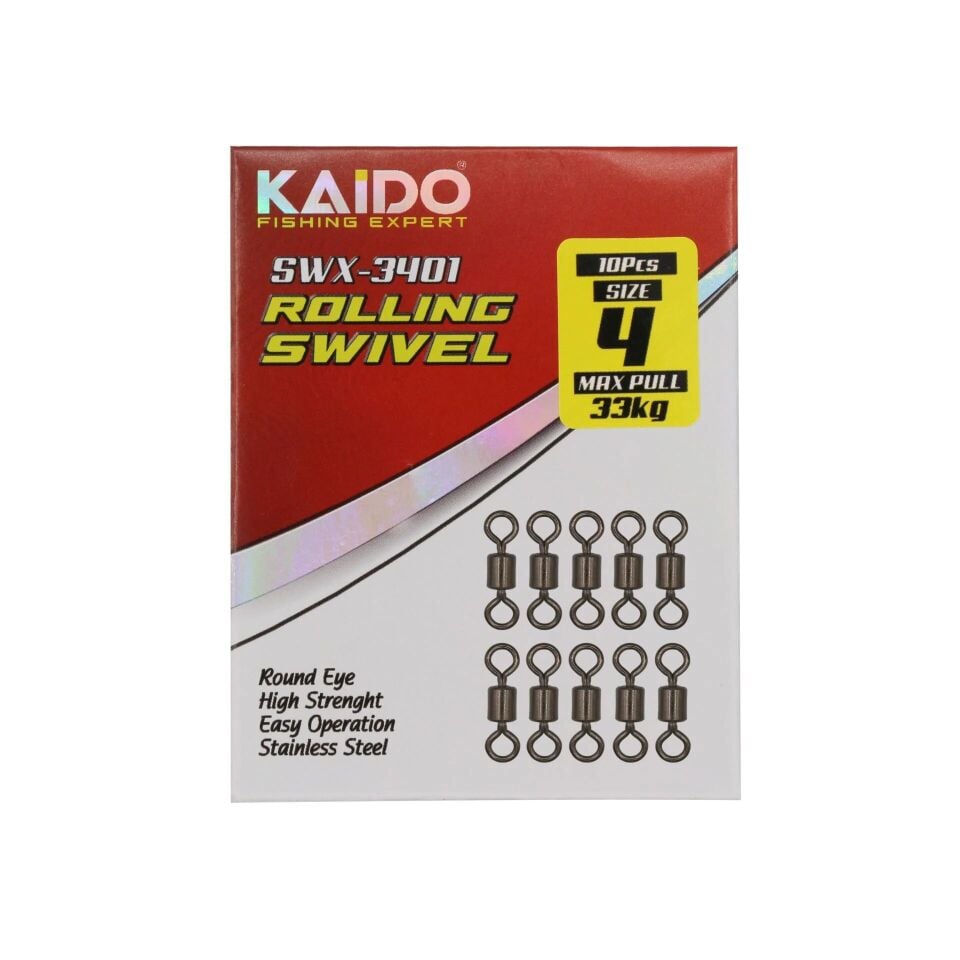 Kaido SWX Rolling Swivel (10 Pcs)