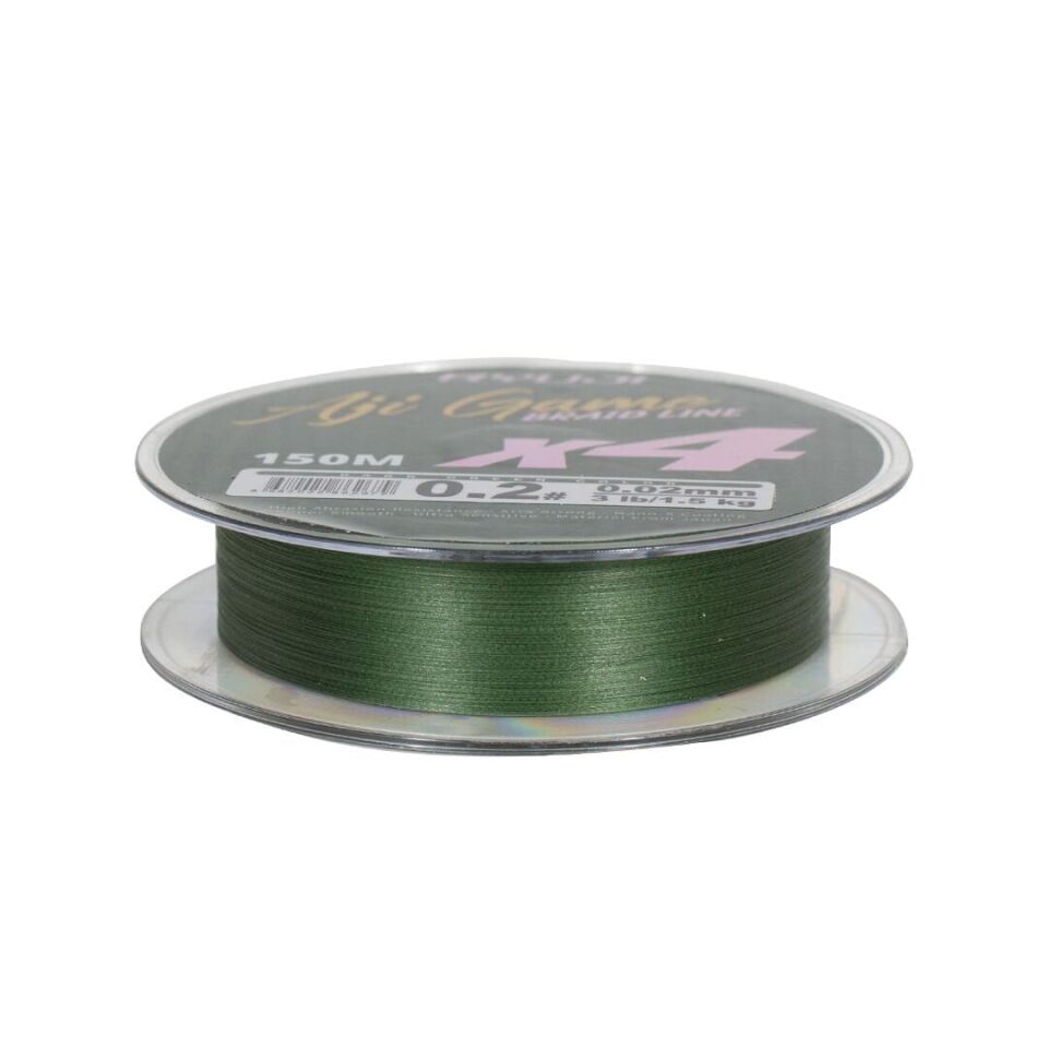 Ryuji Aji Game 4X, 150m, Dark Green İp Misina 0.04 mm