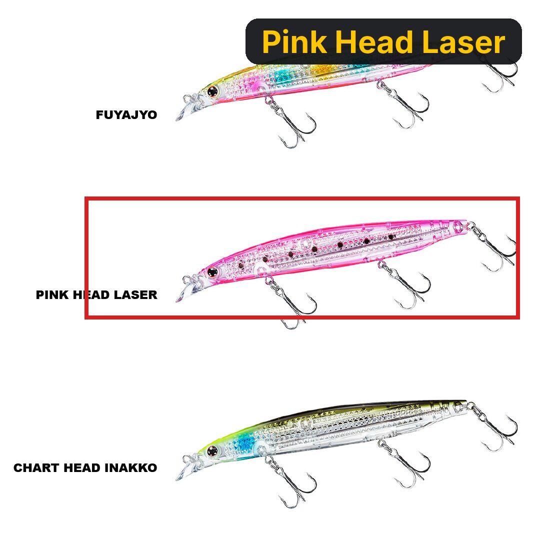 Daiwa Shoreline Shiner-Z Vertice R Laser Impact 125F Maket Yem Pink Head Laser