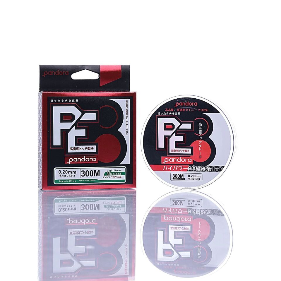 Pandora PE 8X 300 Mt Light Green İp Misina 0.30 MM