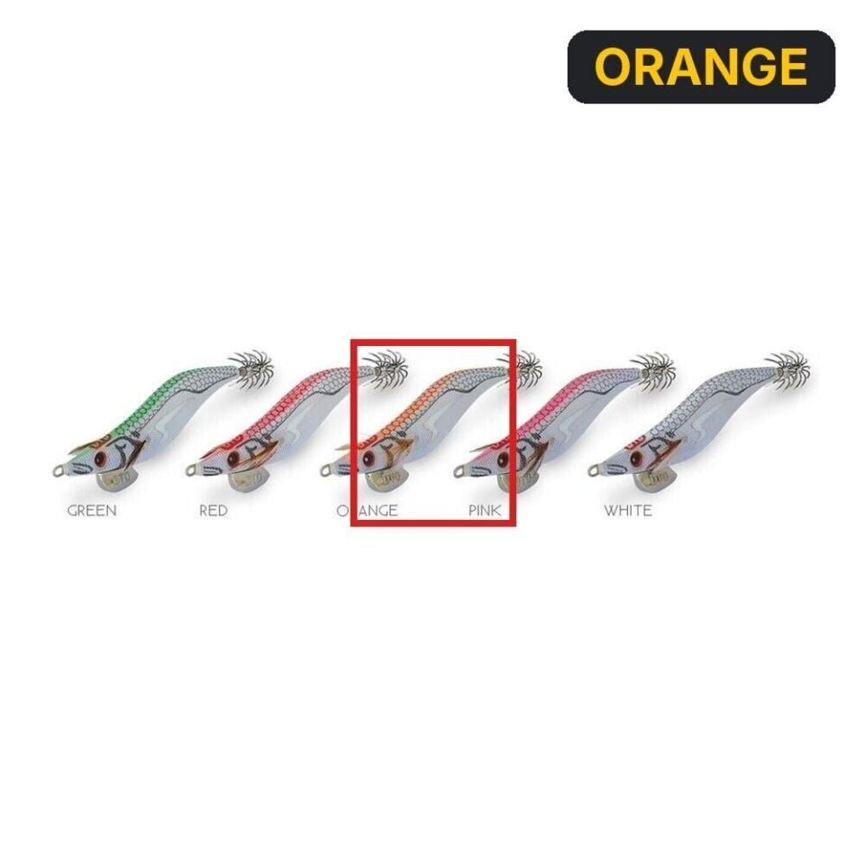 DTD White Killer Egi 3.5 Glow Sinking Speed 105 mm 17.2 gr Kalamar Zokası ORANGE