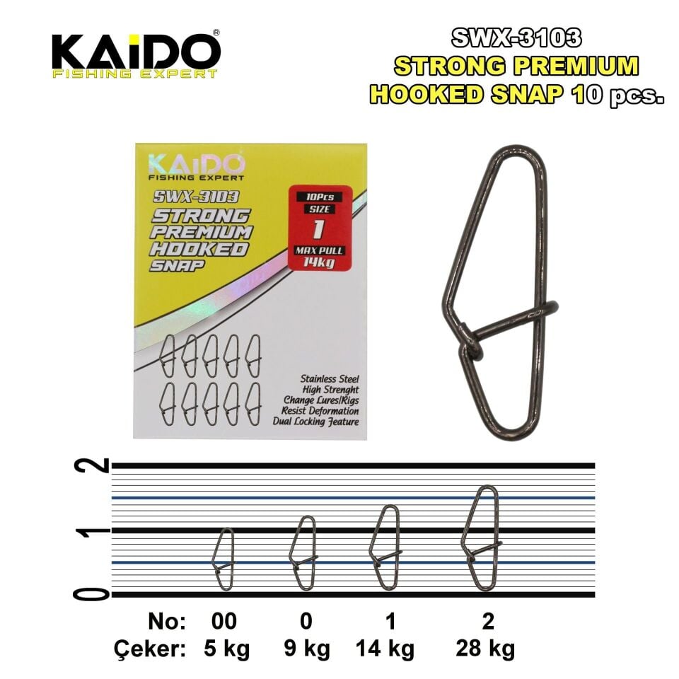 Kaido SWX Hooked Snap (10 Pcs)