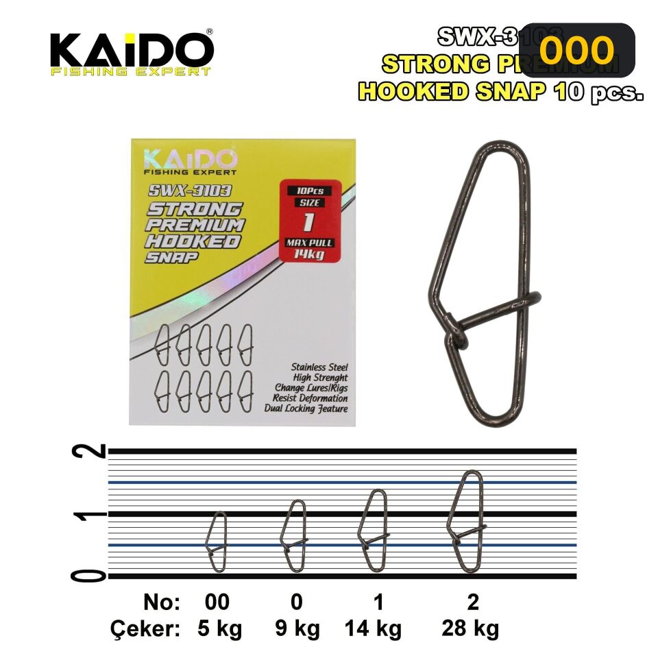 Kaido SWX Hooked Snap (10 Pcs) 000