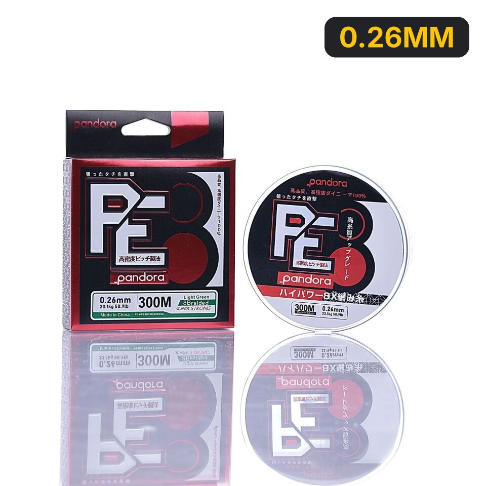 Pandora PE 8X 300 Mt Light Green İp Misina 0.26MM