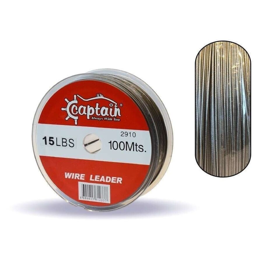 Captain Çelik Tel 100mt Steel Wire Leader