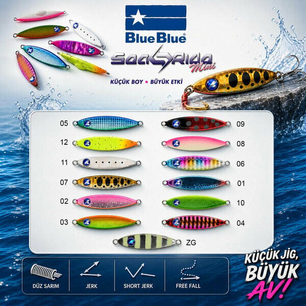 BlueBlue SeaRide Mini Jig Yem 9G