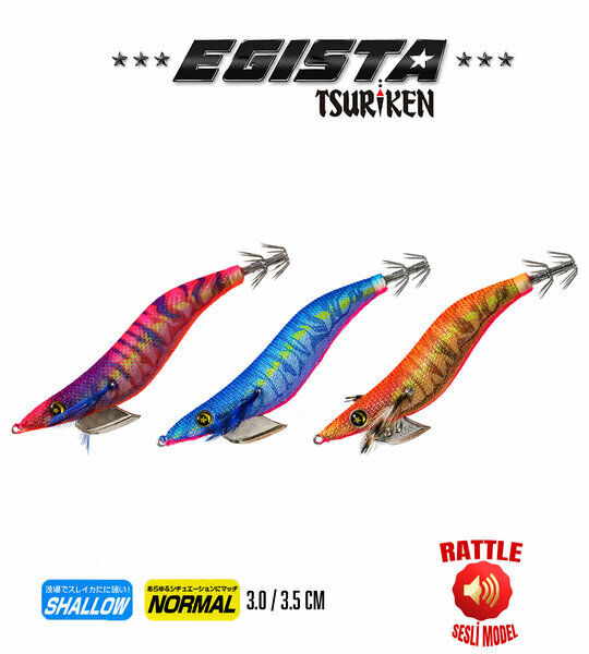 Egista Rattle Shallow 3.5 - 20g Kalamar Zokası