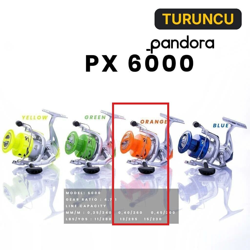 Pandora PX6000 Makine 3BB Grafit Kafa TURUNCU