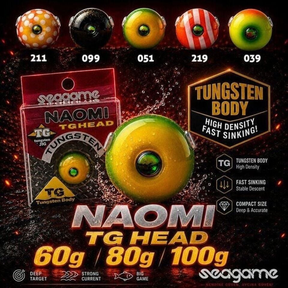 Seagame Naomı TG Head 100g Tai Ruber Slider