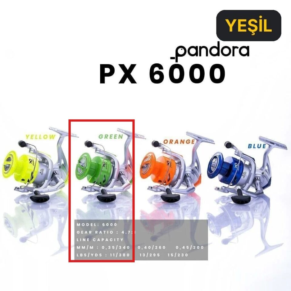 Pandora PX6000 Makine 3BB Grafit Kafa YEŞİL