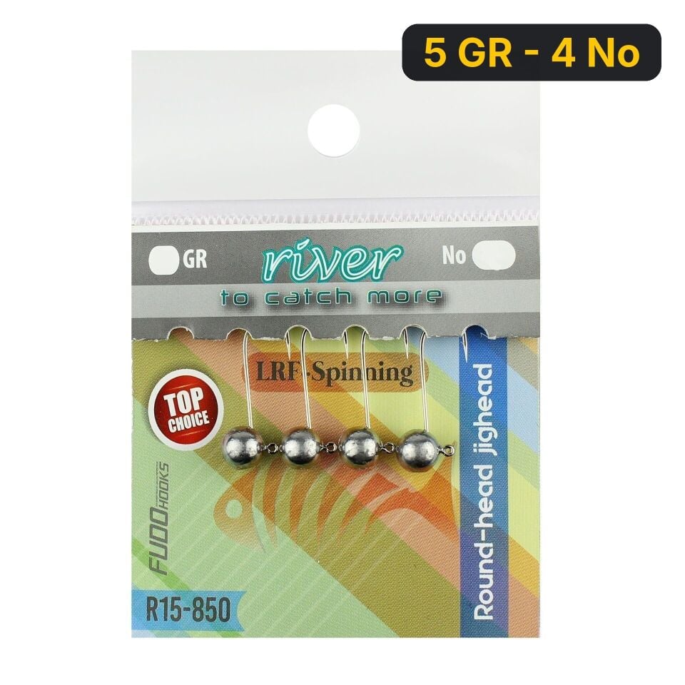 River Top kafa Jig Head 4P 5 GR - 4 No