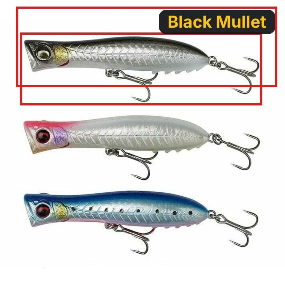 Savage Gear Gravity Popper 11cm 25gr Black Mullet