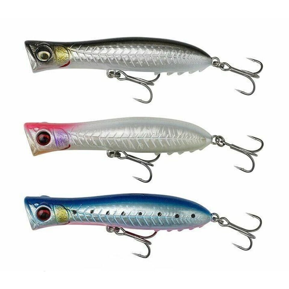Savage Gear Gravity Popper 11cm 25gr White Glow