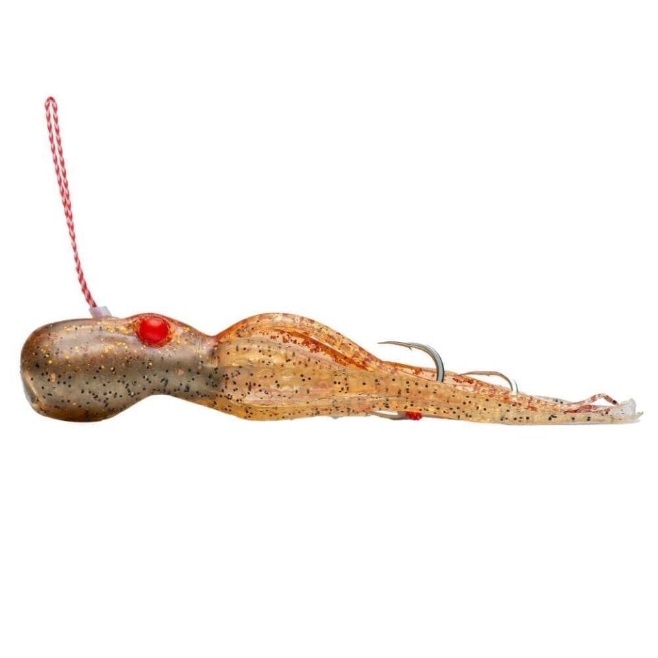 Mustad Mini Inkvader Double Assist Ahtapot Jig Sahte Yem 30 Gr DBD - DARK BROWN DEVIL
