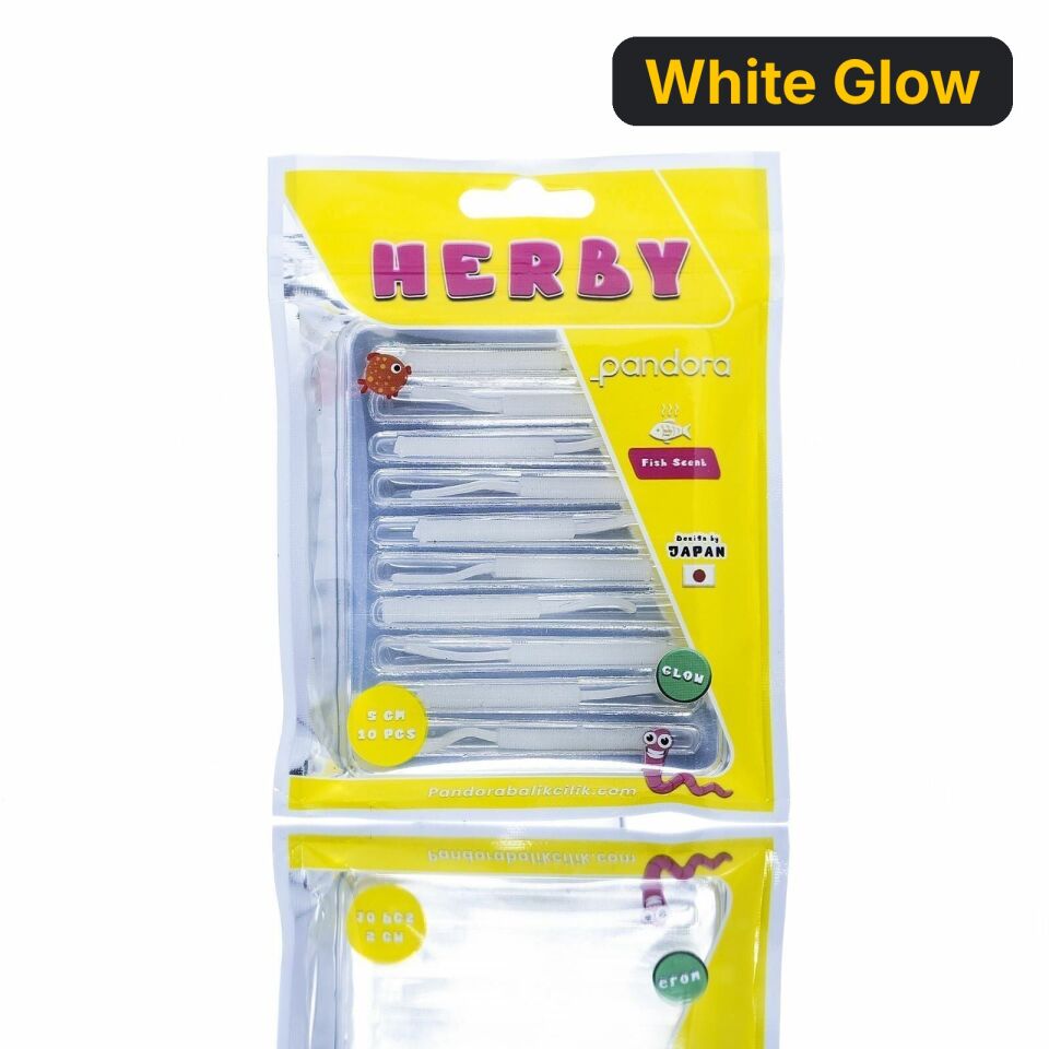 Pandora Herby 5 cm (10'lu Paket) White Glow