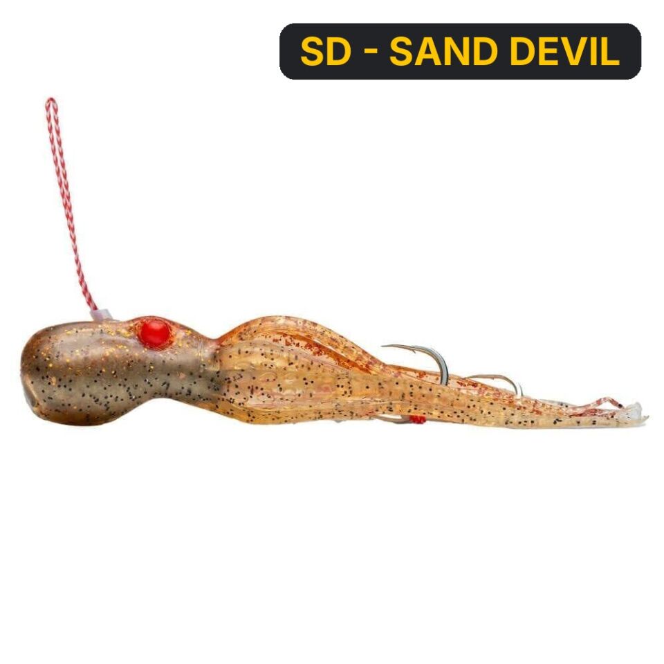 Mustad Mini Inkvader Double Assist Ahtapot Jig Sahte Yem 30 Gr SD - SAND DEVIL