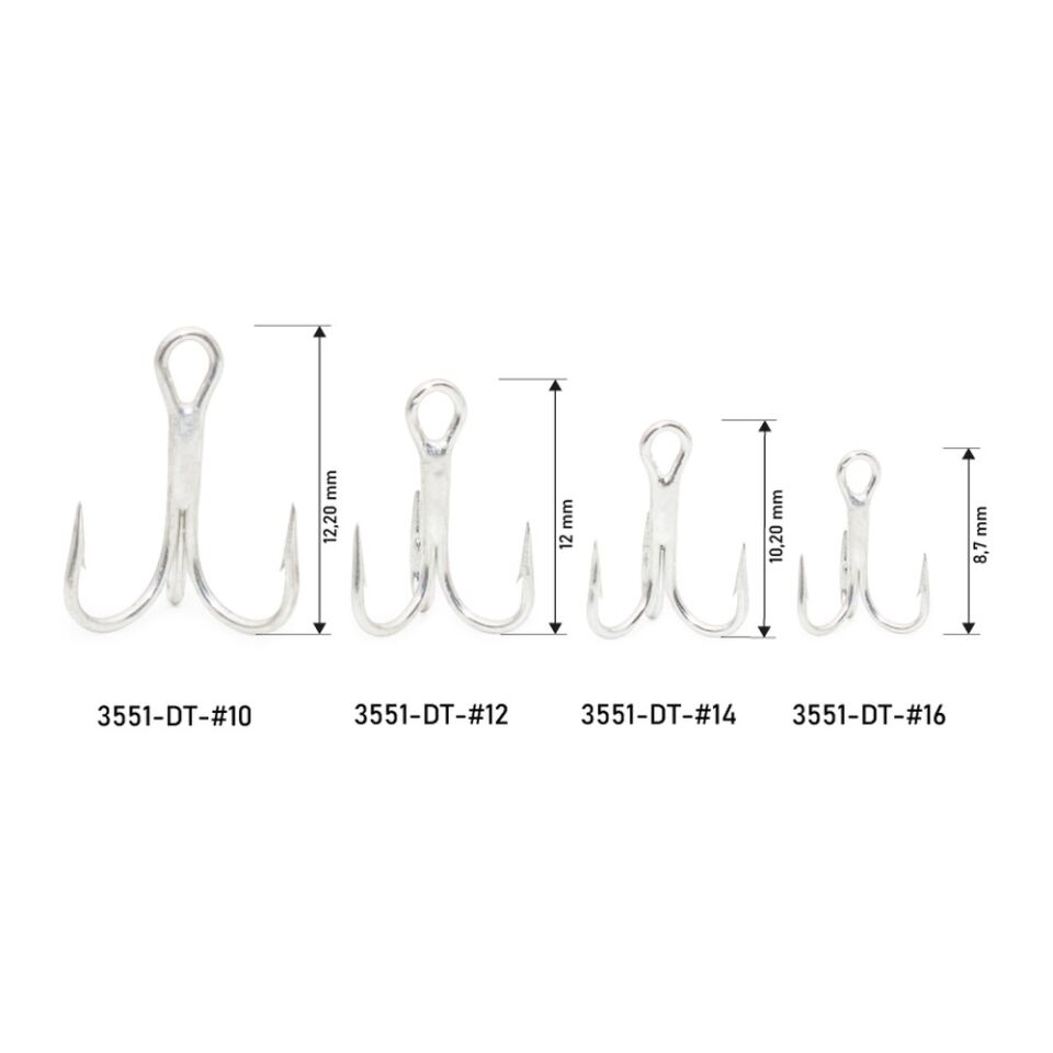 Hanfish Sharp Hook Üçlü İğne 12