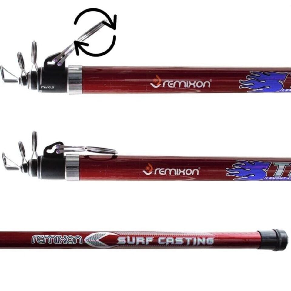 Remixon Strong 4.20m 100-250gr Red Tele Surf Kamış