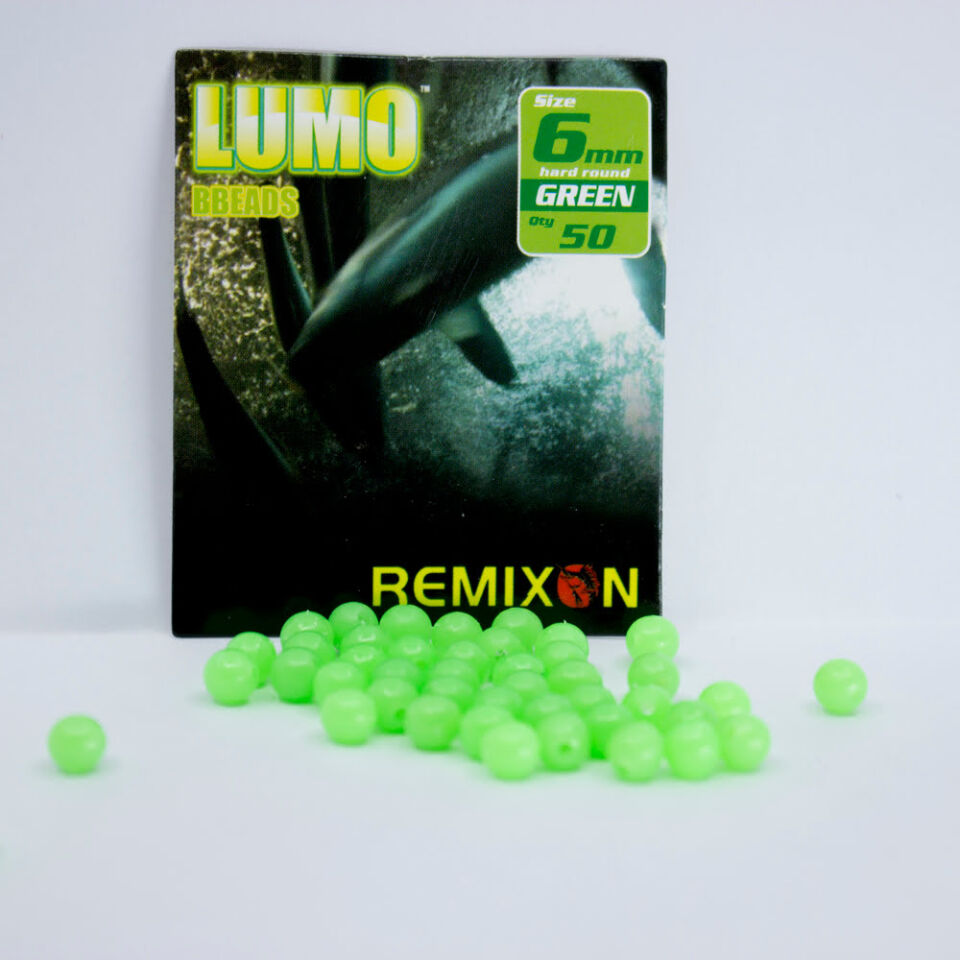 Remixon 6mm Yeşil Yuvarlak Sert Boncuk (50Adet)
