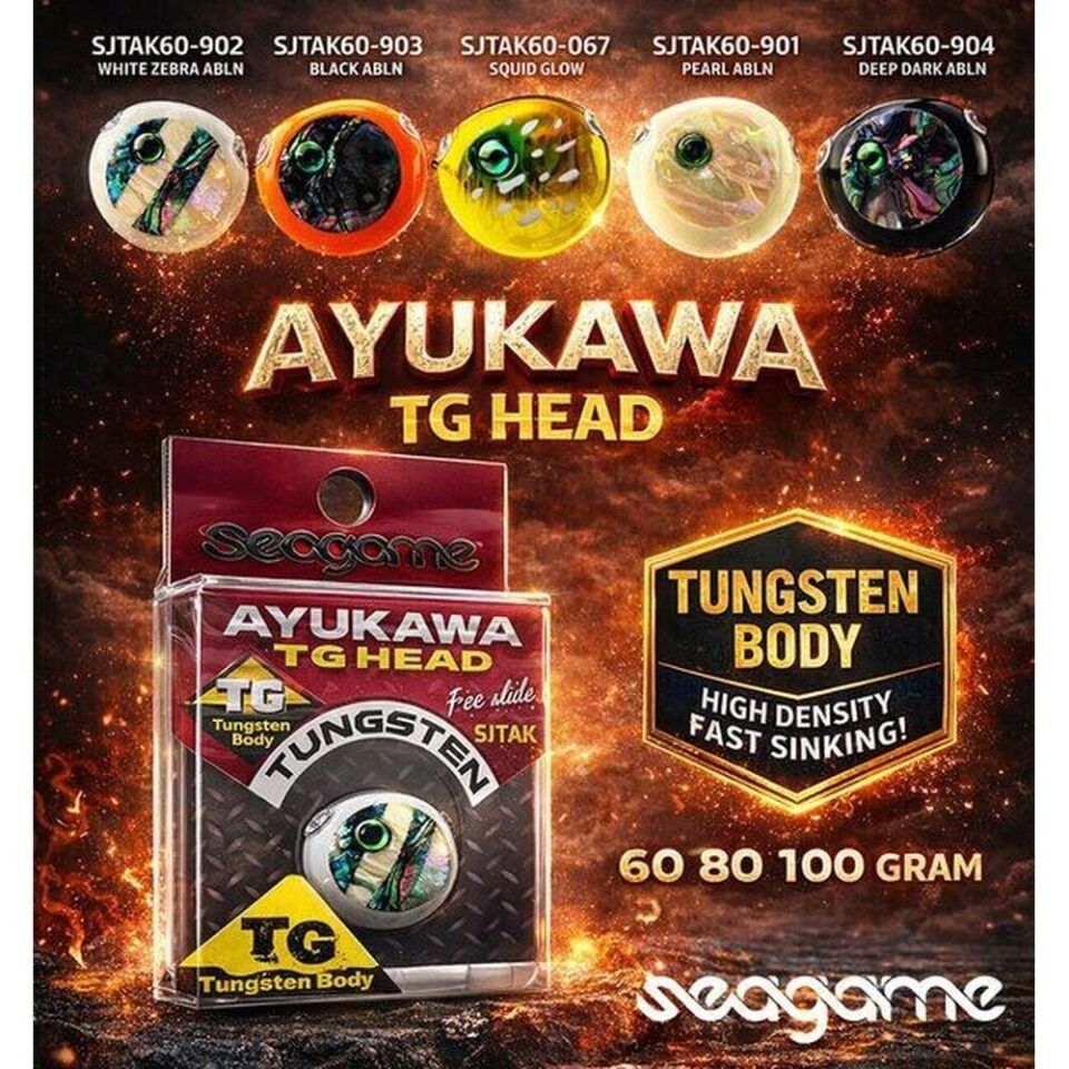 Seagame Ayukawa TG Head 100g Tai Rubber Slider