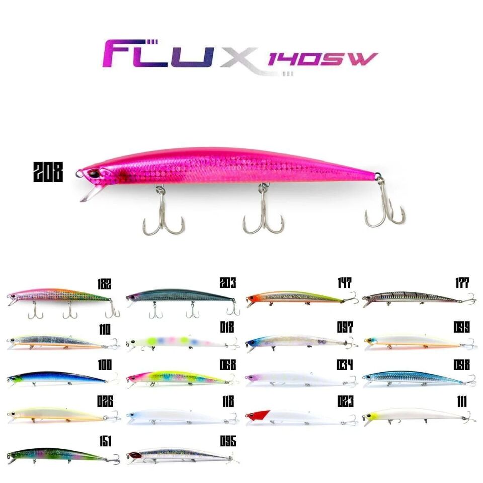 Fujin Flux 140mm 18gr Floating Maket Balık 095 Prism ivory