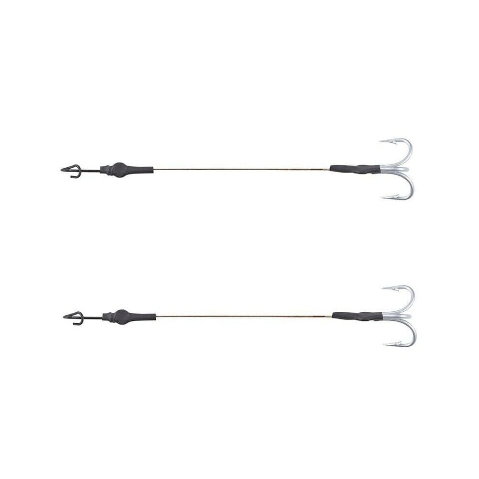 Balzer 13936 Silikon Yemler İçin Çelik Telli Rigs 2'li Paket