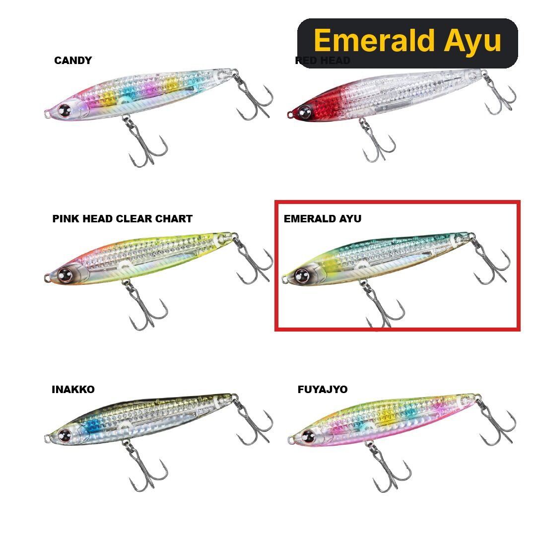 Daiwa Morethan Switch Hitter 85S Laser Impact Maket Yem Emerald Ayu