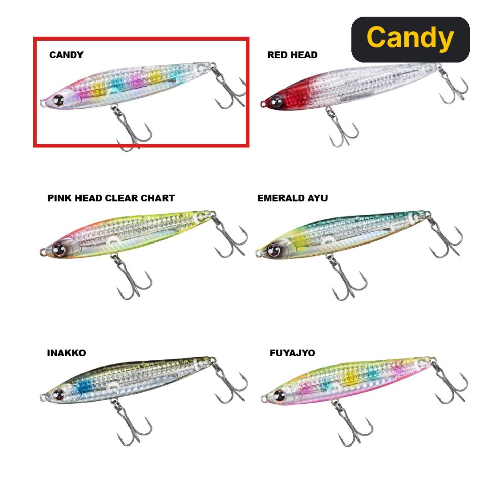 Daiwa Morethan Switch Hitter 85S Laser Impact Maket Yem Candy