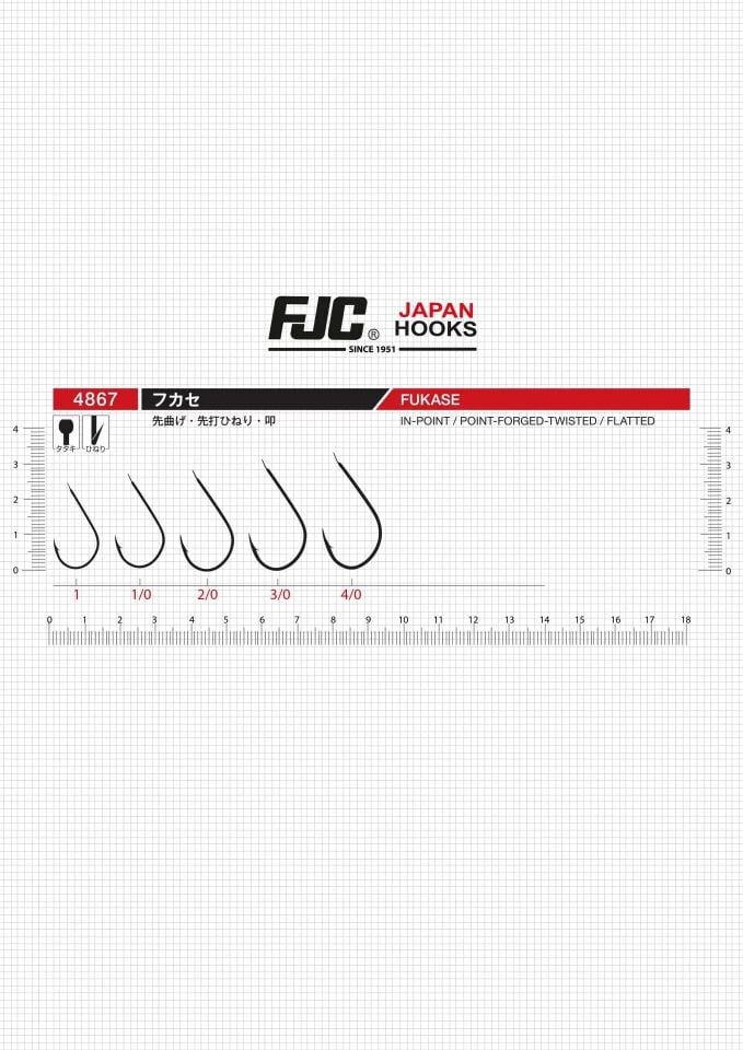 FJC 4867 Fukase Black Nikel Olta İğnesi