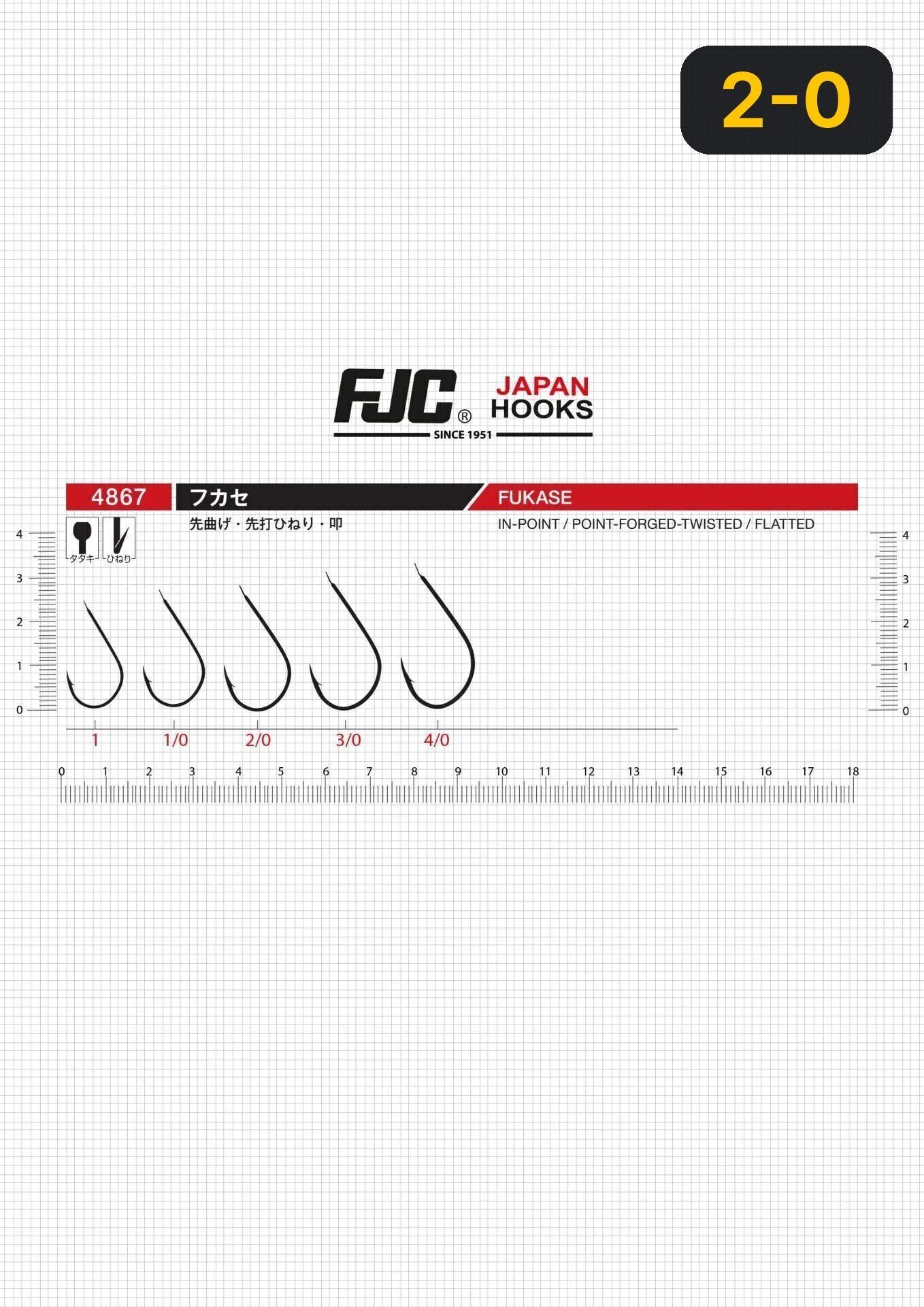 FJC 4867 Fukase Black Nikel Olta İğnesi 2-0