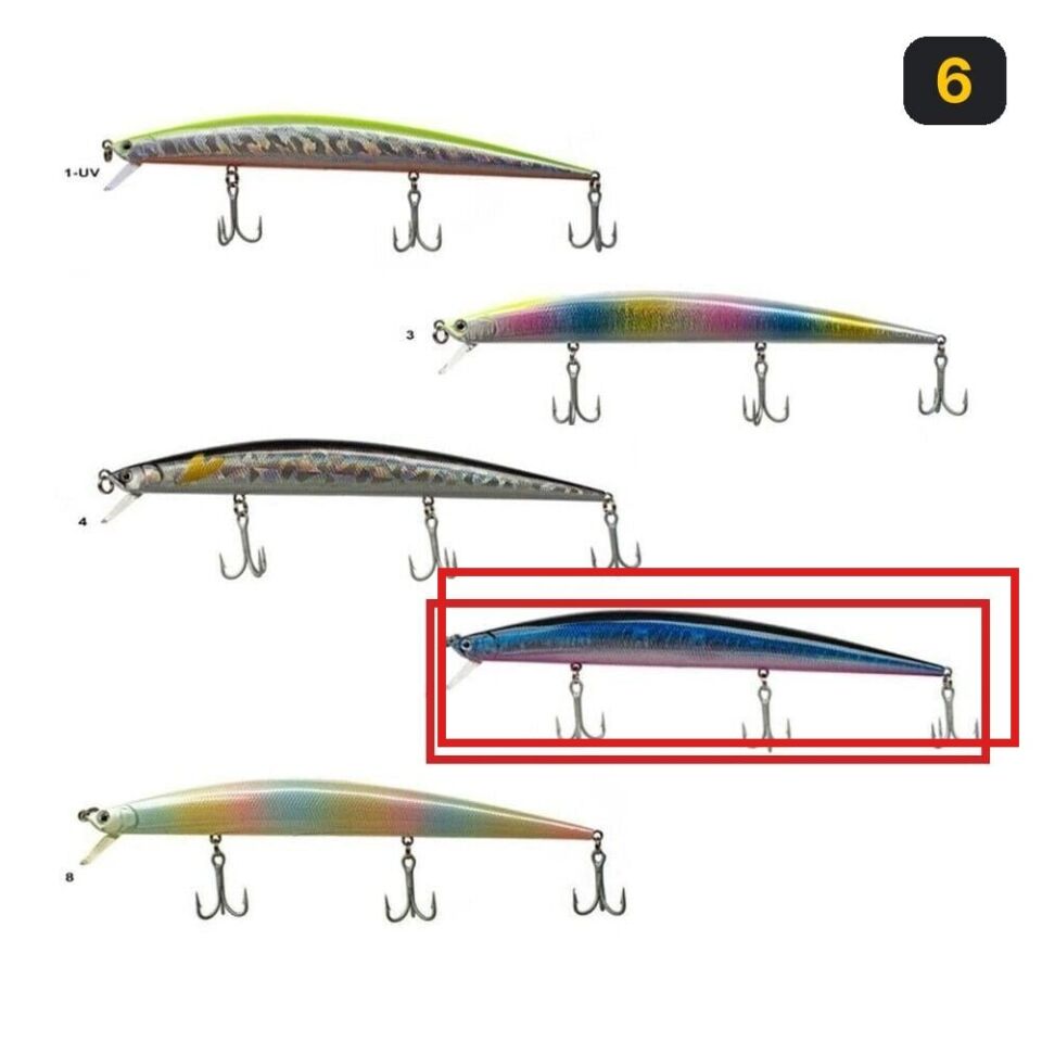 Ryuji Garpen Sinking 175mm 24.5gr Hard Bait 6