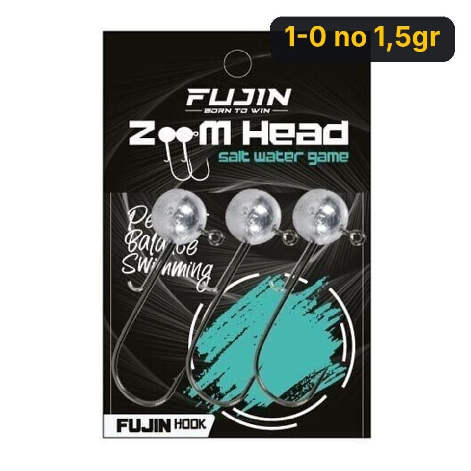 Fujin Zoom Head 1/0 Jighead 1-0 no 1,5gr