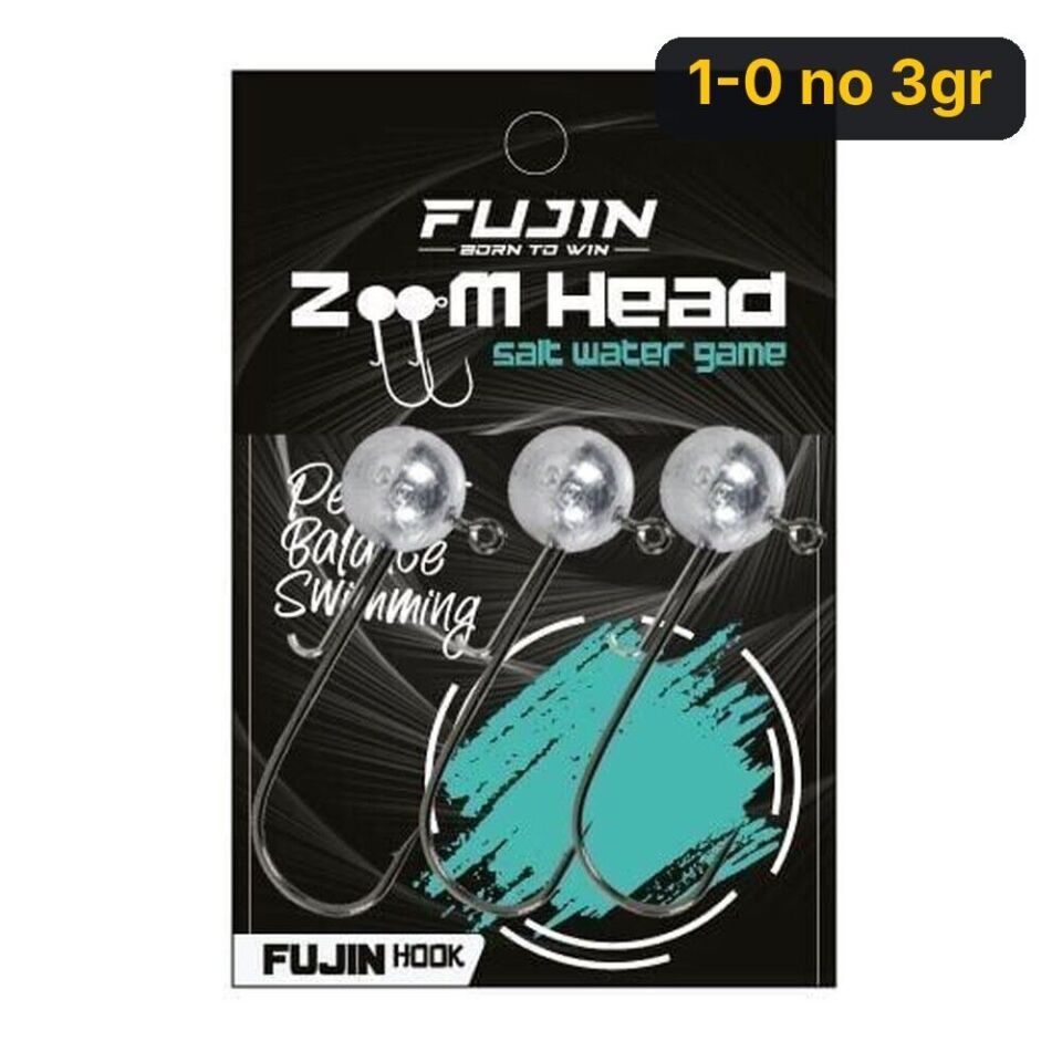 Fujin Zoom Head 1/0 Jighead 1-0 no 3gr