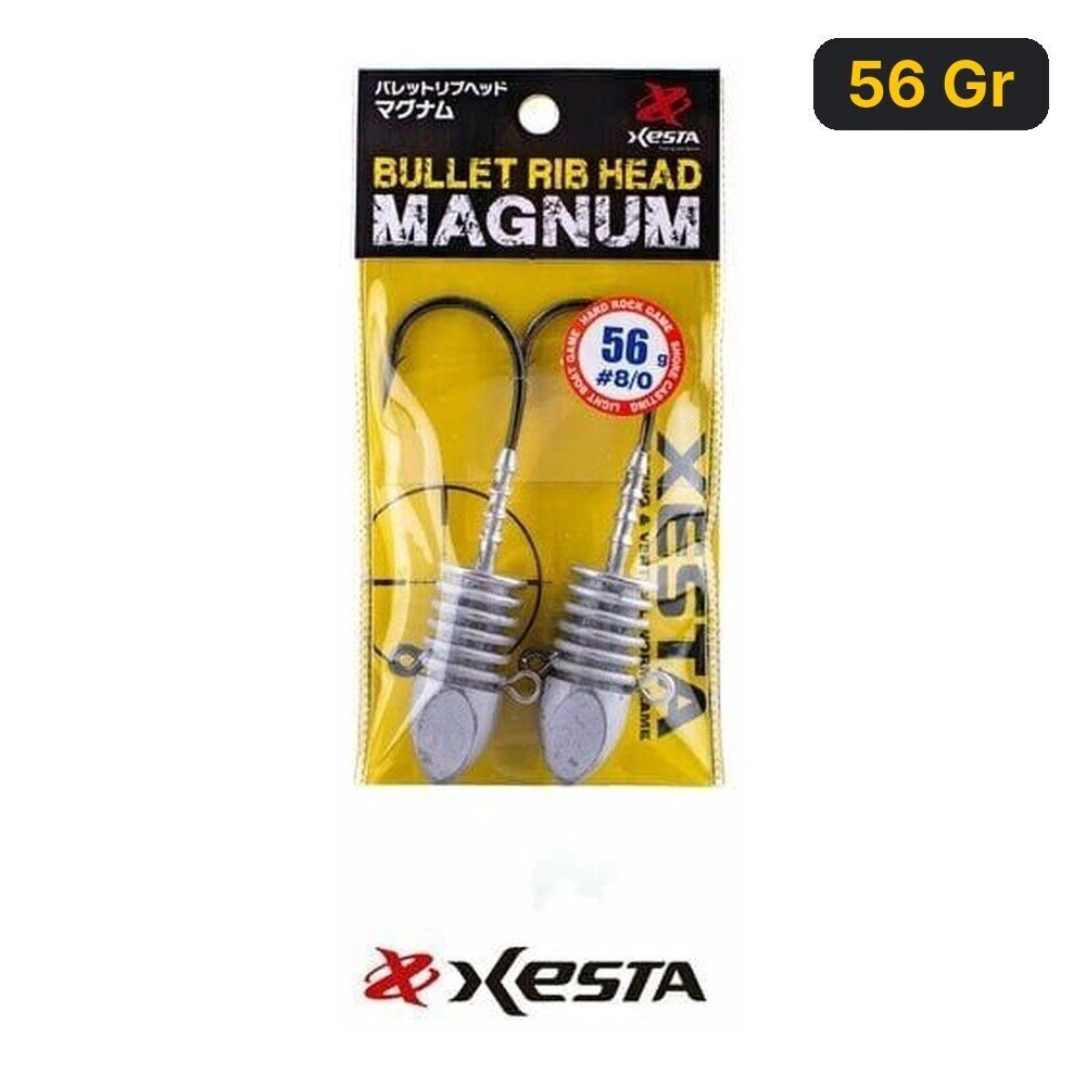 Xesta Bullet Ribhead Magnum Jighead #8/0 İğne 56 Gr
